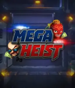 Get ready for the action-packed world of Mega Heist slot by Relax Gaming, showcasing comedic characters ready to execute a bank heist. This graphic portrays the drama of the heist with its dynamic logo and a shadowy vault backdrop. Perfect for players looking for a heist adventure, delivering a captivating escape. 