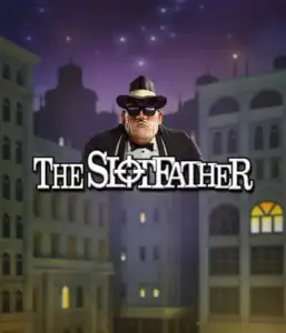 Step into the underworld realm of The Slotfather game by Betsoft, featuring a commanding mafia boss posed against a moonlit cityscape. This graphic evokes the dramatic essence of the organized crime, with the boss dressed in a sharp black suit and hat. Great for lovers of gangster-themed games, offering a thrilling escape. 